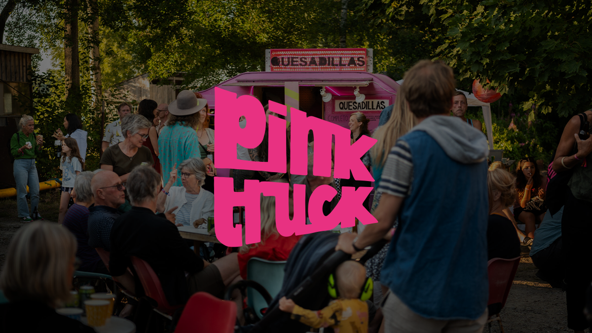 Falafel Food truck - Pink Truck